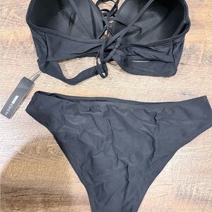 Fashion Nova Black Bikini Set